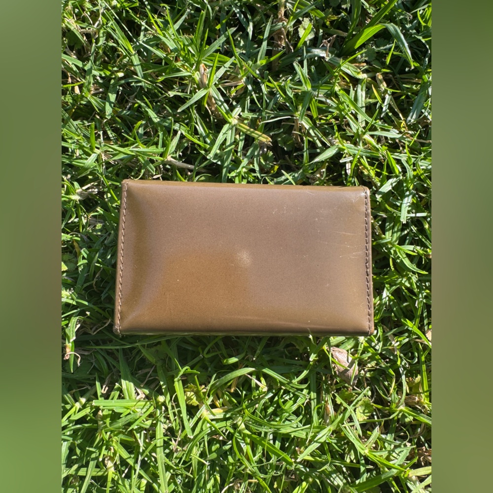 Vintage Prada Olive brown Patent Leather Key Wallet - Picture 2 of 14